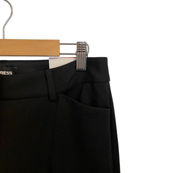 Express Black Barely Boot Low Rise Dress Pants Size 2P NWT - Picture 2 of 6